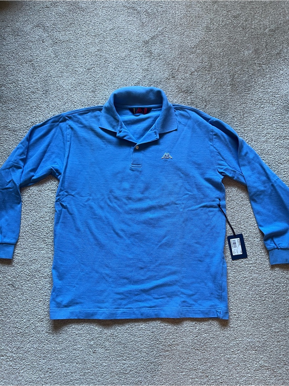 Kappa Men’s Light Blue Long-Sleeve Polo